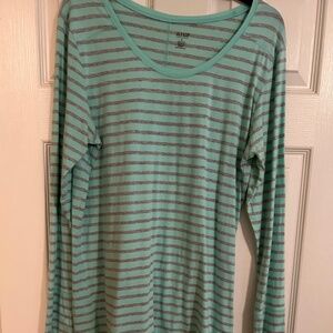 Aqua and gray Tshirt